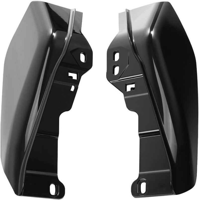 HR3 Vivid Black Mid Frame Air Deflectors Heat Shield Compatible with 2015-2023 FLTRX/S FLTRXST FLTRK FLTRU FLHX/S FLHXST FLHTK/L FLHT/CU 2023 FLHRXS (Style #2) - Image 1